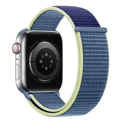 Řemínek Eternico Airy pro Apple Watch 42mm / 44mm / 45mm / Ultra 49mm Aura Blue and Gold edge