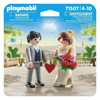 Set figurek a příslušenství Playmobil 71507 DuoPack Svatební pár