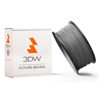 3DW - PLA filament 1,75mm stříbrná, 0,5kg,tisk 190-210°C