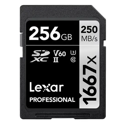 Paměťová karta Lexar SDXC Pro 1667X 256GB