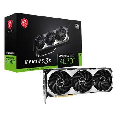 Grafická karta MSI GeForce RTX 4070 Ti VENTUS 3X E 12G OC