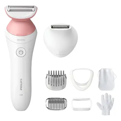 Dámský holicí strojek Philips SatinShave Series 6000 Wet & Dry BRL146/00