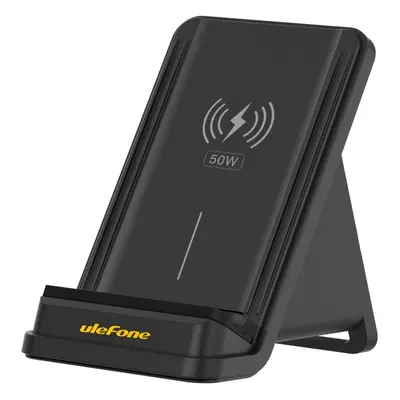 Bezdrátová nabíječka UleFone 50W Wireless Charging Stand Black