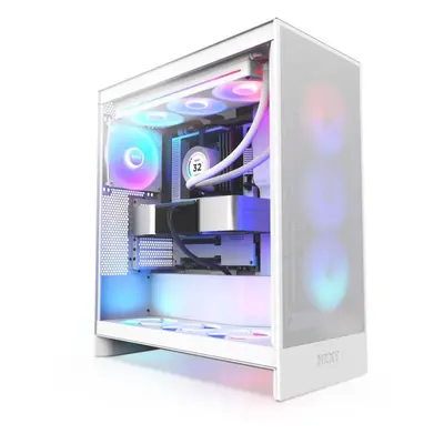 Počítačová skříň NZXT H7 Flow RGB (2024) All White