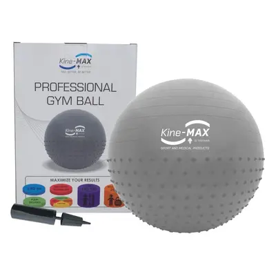 Gymnastický míč Kine-MAX Professional GYM Ball - stříbrný