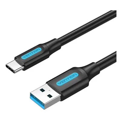 Datový kabel Vention USB 3.0 to USB-C Cable 1M Black PVC Type