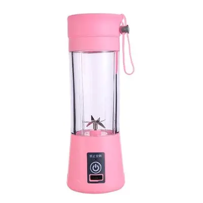 Stolní mixér Přenosný USB smoothie maker - růžový