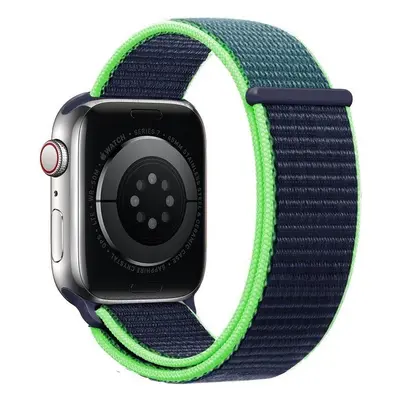 Řemínek Eternico Airy pro Apple Watch 42mm / 44mm / 45mm / Ultra 49mm Night Blue and Green edge