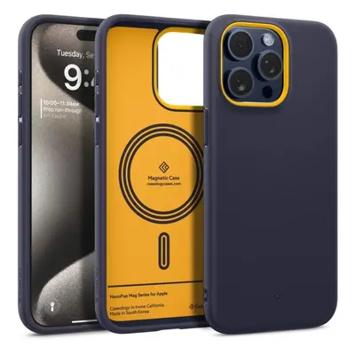 Pouzdro na mobil Spigen Caseology Nano Pop Mag Blueberry Navy iPhone 15 Pro Max