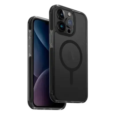 Kryt na mobil UNIQ Combat MagClick ochranný kryt na iPhone 15 Pro Max, Carbon (Black)