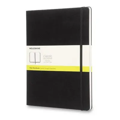 Zápisník Moleskine XL, tvrdé desky, čistý, černý