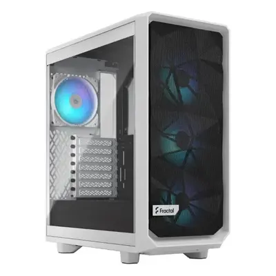 Počítačová skříň Fractal Design Meshify 2 Compact RGB White TG Clear Tint