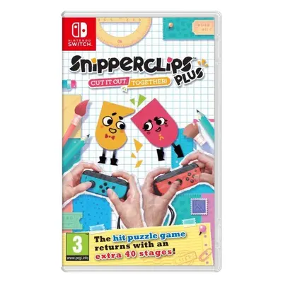 Hra na konzoli Snipperclips Plus: Cut it out, together! - Nintendo Switch