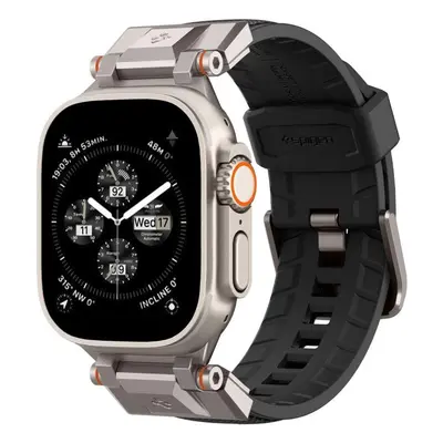 Řemínek Spigen Dura Pro Armor Band Black Apple Watch 49mm/45mm/44mm/42mm