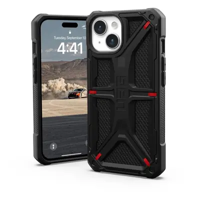 Kryt na mobil UAG Monarch Kevlar Black iPhone 15