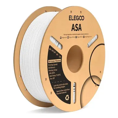 Filament Elegoo ASA-1.75mm-1KG-Cardboard Spool-White