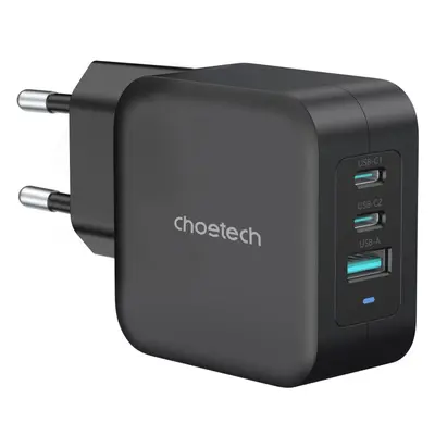 Nabíječka do sítě Choetech PD 100W GaN 2*USB-C+usb-A Charger