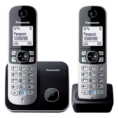 Telefon pro pevnou linku Panasonic KX-TG6812FXB Black