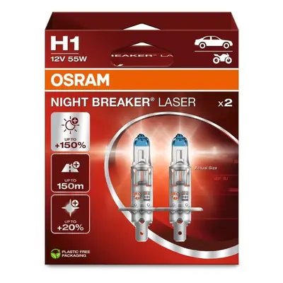 Autožárovka OSRAM H1 Night Breaker Laser +150%, 2ks