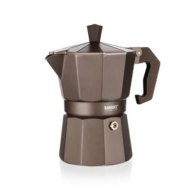 Moka konvička BANQUET CAMPI Dark Brown, 6 šálků