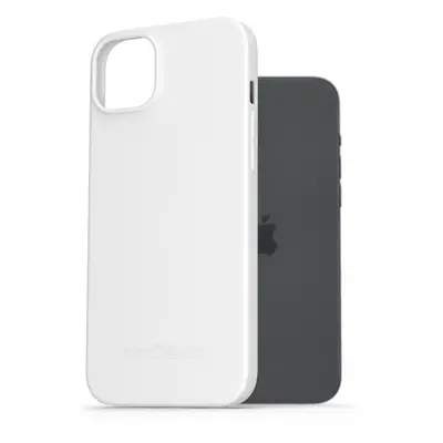 Kryt na mobil AlzaGuard Matte TPU Case pro iPhone 15 Plus bílý