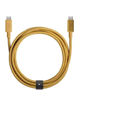 Datový kabel Native Union Belt Cable Pro (USB-C – USB-C) 2.4m Kraft