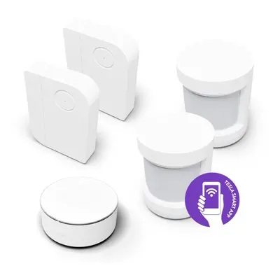 Senzor Tesla Smart Bundle Security (2x Window and Door, 2x Motion, 1x Siren Sensor)