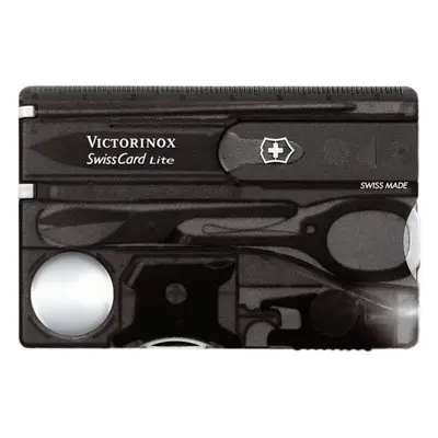 Multitool Victorinox Swiss Card Lite Translucent černý