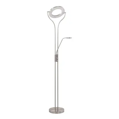 Stojací lampa Stojací lampa 18 W stříbrná 180 cm stmívatelná