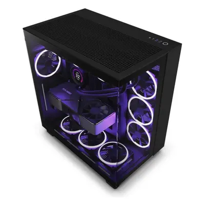 Počítačová skříň NZXT H9 Flow Black