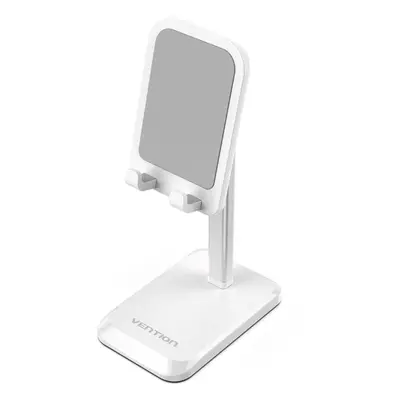 Držák na mobilní telefon Vention Height Adjustable Desktop Cell Phone Stand White Aluminum Alloy