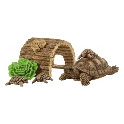 Schleich 42506 Želví rodinka s domečkem