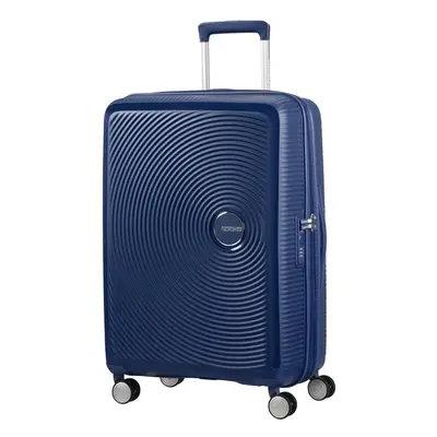 Cestovní kufr American Tourister Soundbox Spinner 67 EXP Midnight Navy