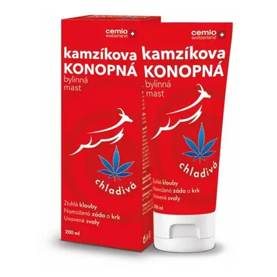 Mast Cemio Kamzíkova konopná mast chladivá 200 ml