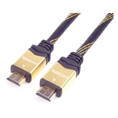 Video kabel PremiumCord HDMI 2.0 High Speed + Ethernet kabel HQ, 0.5m