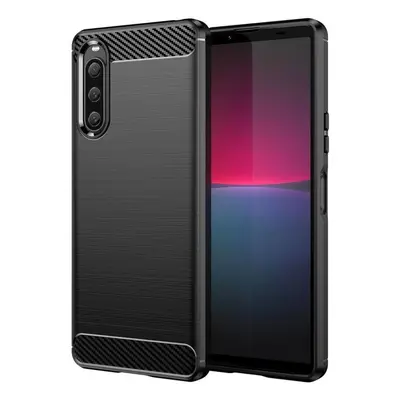 Kryt na mobil MG Carbon kryt na Sony Xperia 10 V, černý