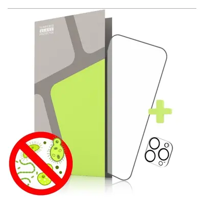 Ochranné sklo na objektiv Tempered Glass Protector antibakteriální pro iPhone 14 Pro, (Case Frie