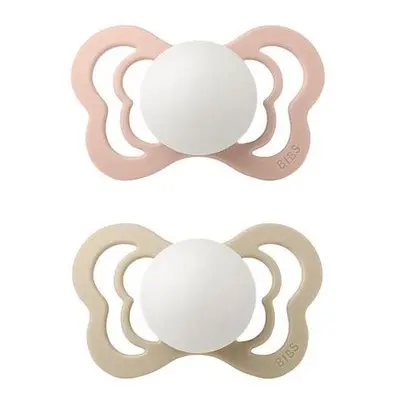 Dudlík Bibs Couture dudlíky z latexu 2 ks Noční Blush / Vanilla - velikost 1 (0-6m.)