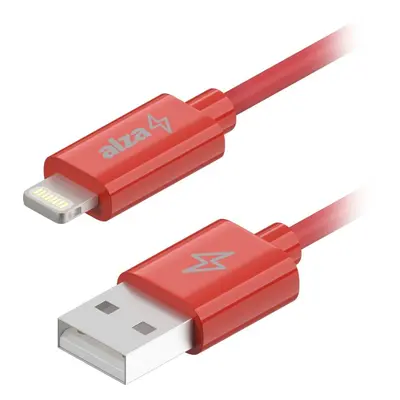 Datový kabel AlzaPower Core USB-A to Lightning MFi (C189) 1m červený