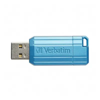 Verbatim USB flash disk, USB 2.0, 128GB, Store,N,Go PinStripe, modrý, 49461, pro archivaci dat