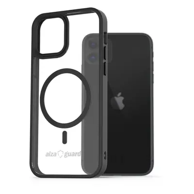 Kryt na mobil AlzaGuard Clear TPU Case Compatible with Magsafe pro iPhone 11 černé