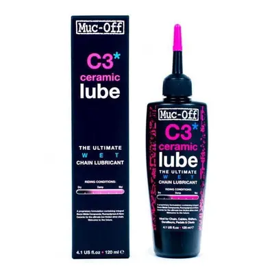 Mazivo na řetěz kola Muc-Off C3 Ceramic Wet Lube 120ml