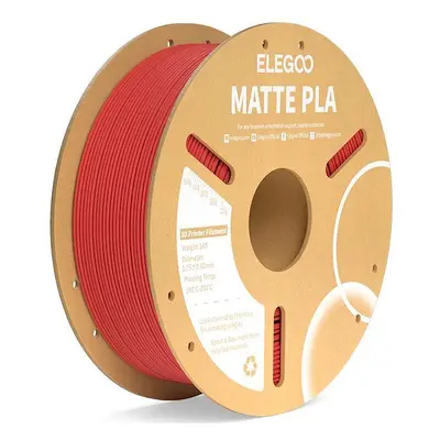 Filament Elegoo PLA MATTE-1.75mm-1KG-Cardboard Spool-Ruby Red