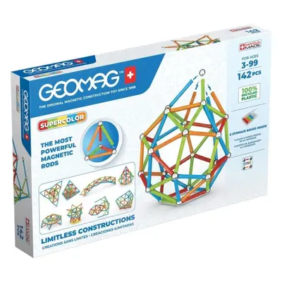 Stavebnice Geomag Supercolor 142 dílků