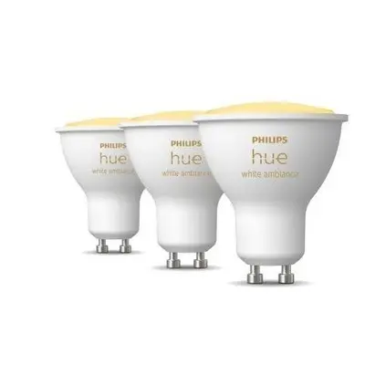 LED žárovka Philips Hue White Ambiance 4.3W 350 GU10 3ks