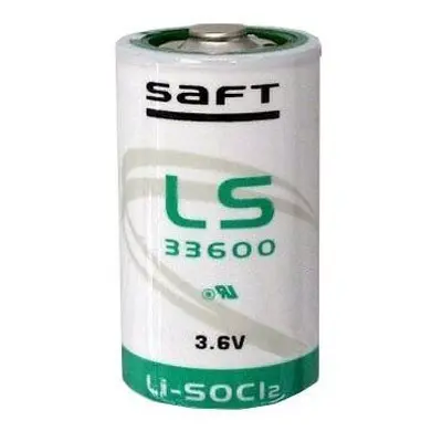 Jednorázová baterie SAFT LS33600, lithiový článek 3.6V, 17000mAh