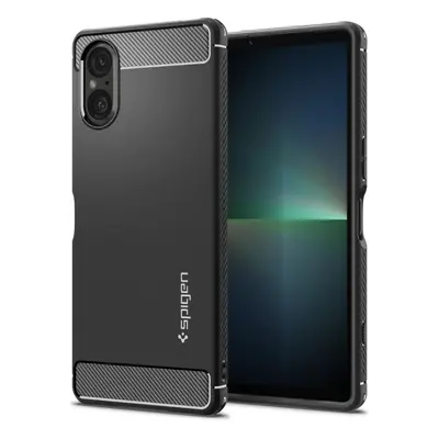 Kryt na mobil Spigen Rugged Armor Matte Black Sony Xperia 5V