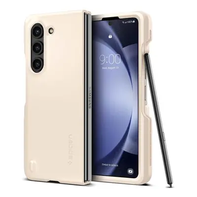 Kryt na mobil Spigen Thin Fit P (S Pen) Pearled Ivory Samsung Galaxy Z Fold5