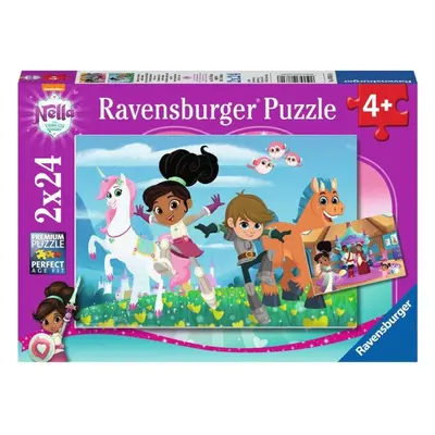 RAVENSBURGER Puzzle Nella princezna rytířů 2x24 dílků