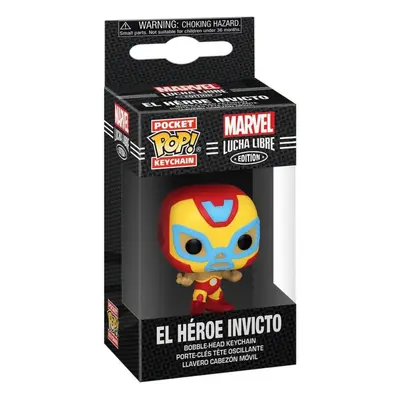 Funko POP Keychain: Marvel Luchadores- Iron Man